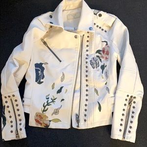 Gucci like vegan leather jacket